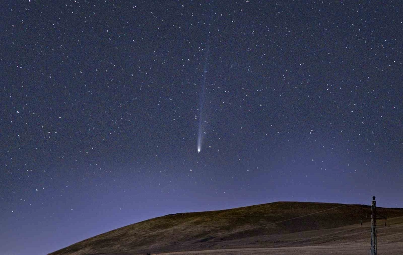 Lemmon Kuyruklu Yıldızı Bitlis Gökyüzünü Aydınlattı