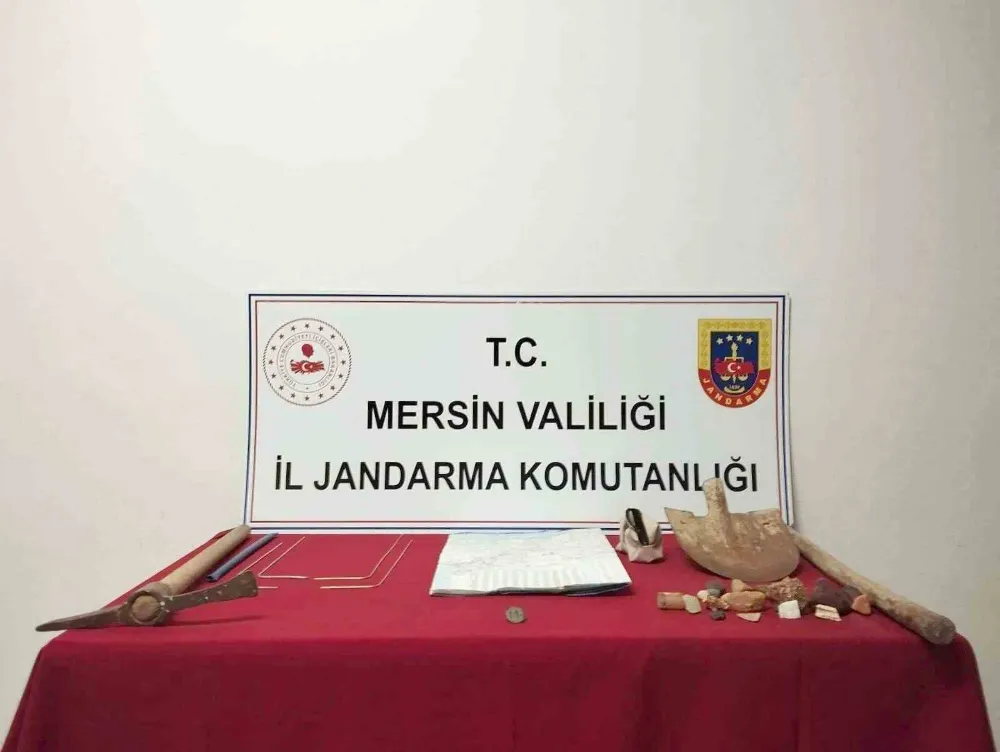 Mersin’de kaçak kazı operasyonu: 4 şüpheli yakalandı