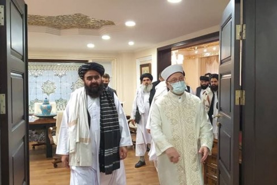 Diyanet İşleri Başkanı Erbaş, Taliban heyetini ağırladı