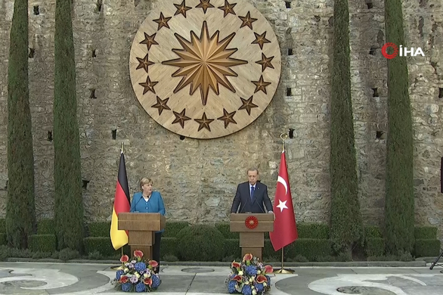 Cumhurbaşkanı Erdoğan ve Merkel