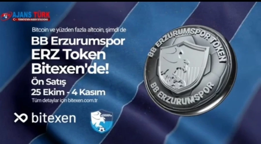 BB Erzurumspor Token Arzı Bitexen’de Başlıyor! 