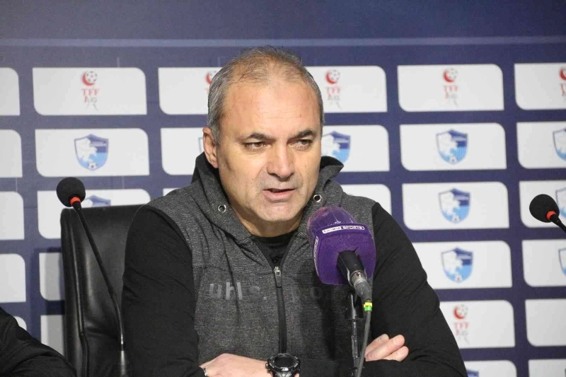 Erkan Sözeri: ”İlk yarıda oynadığımız oyunu 90 dakikaya yaymak istiyoruz”