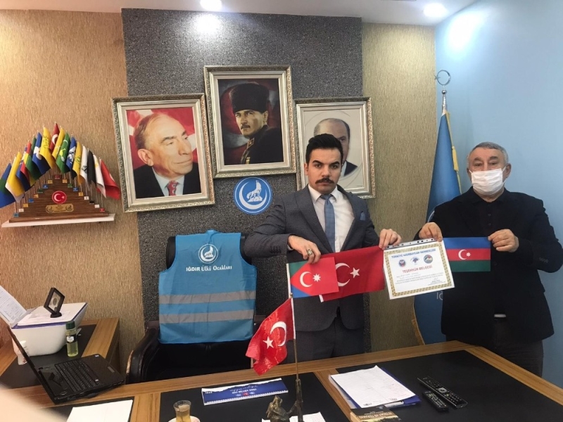 Ünsal’dan Başkan Kaşkar’a teşekkür belgesi