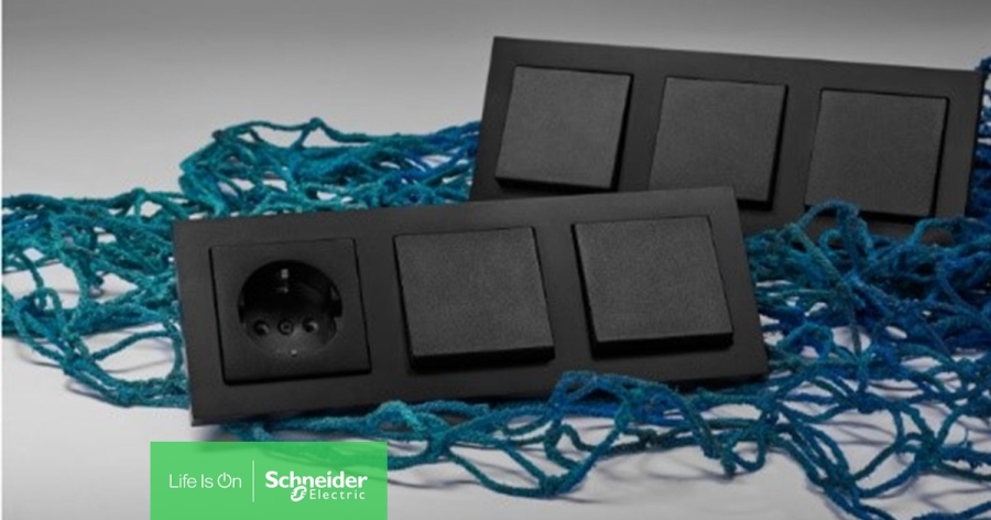 Schneider Electric, Daha Sürdürülebilir Evler için Geri Dönüştürülmüş Plastikten İmal Edilen İlk Çözümlerini Tanıttı