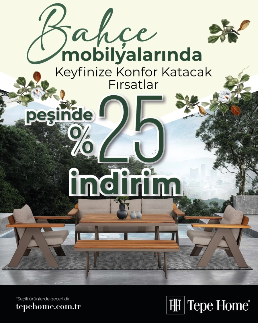 BAHÇE DEKORASYONLARINIZ İÇİN İHTİYACINIZ OLAN HER ŞEY BU SEZON DA TEPE HOME’DA!