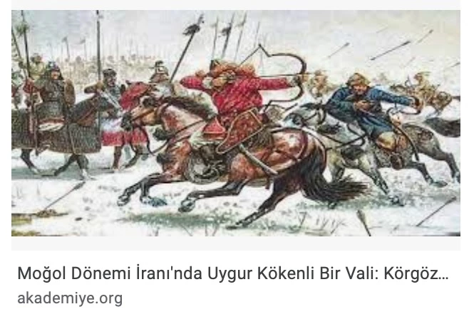 CENGİZ HAN VE MOĞOL İMPARATORLUĞU DÖNEMİNDE UYGUR   TÜRKLERİ  VE  TÜRKLÜĞE  KATKILARI