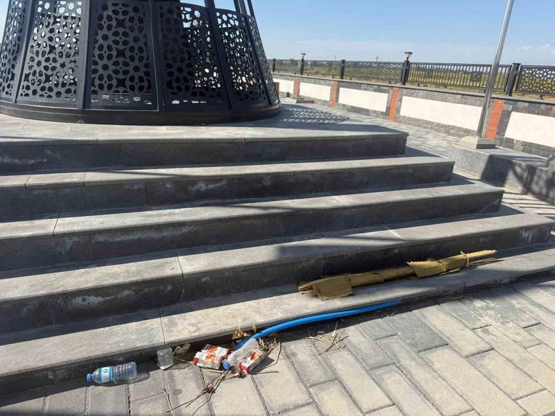 Dilucu Şehitleri Anıtı’ndaki kirlilik tartışması: Haberi yapan gazeteci gözaltına alındı