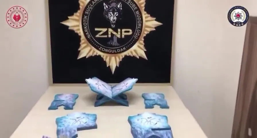 Zonguldak’ta şoke eden operasyon, 14 kilo uyuşturucuyu rahleye saklamışlar