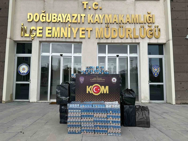 Ağrı’da kaçak sigara operasyonu: 2 tutuklama