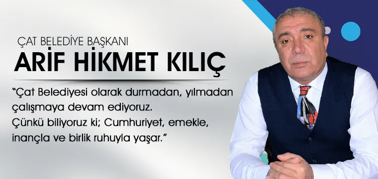 Başkan Kılıç, Cumhuriyet Bayramı Dolayısıyla Kutlama Mesajı Yayımladı