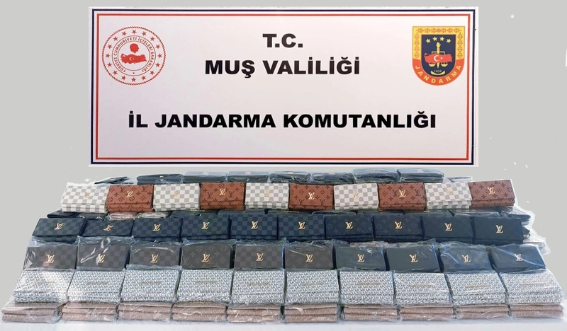 Muş’ta 1 milyon 220 bin liralık sahte cüzdan ele geçirildi