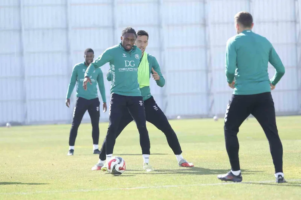 Konyaspor, Samsunspor maçının hazırlıklarına devam ediyor