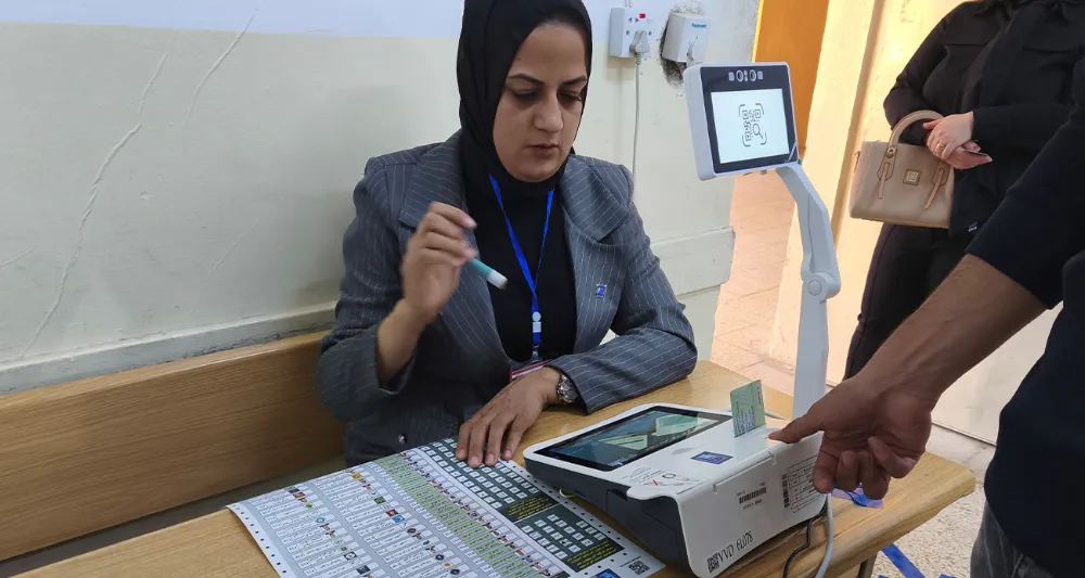 Irak’ta genel seçim için düzenlenen özel oylamaya katılım yüzde 82,42 oldu