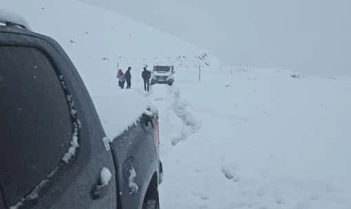 Durankaya-Şivekür Yolu Kar ve Tipi Nedeniyle Kapandı
