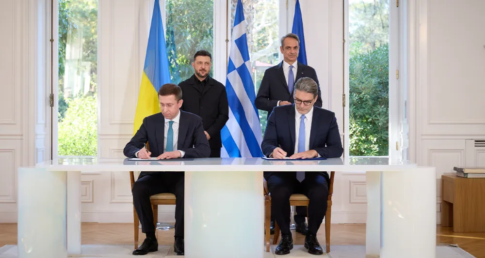Ukrayna ile Yunanistan arasında doğalgaz anlaşması için niyet mektubu imzalandı