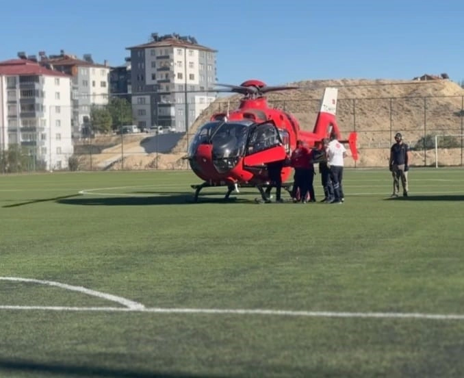 Darendeli Hastanın Hayatını Ambulans Helikopter Kurtardı