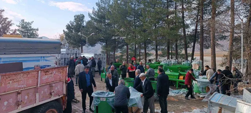 Gölbaşı’nda çiftçilere makine ve ekipman desteği