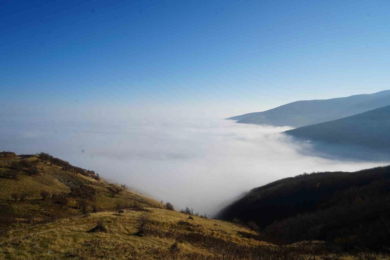 Muş Ovası sisle kaplandı: Kartpostallık manzaralar ortaya çıktı