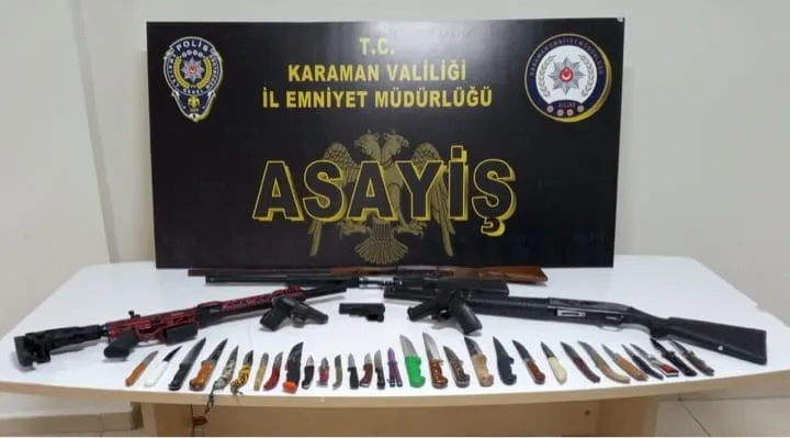 Karaman’da aranan 10 kişi tutuklandı