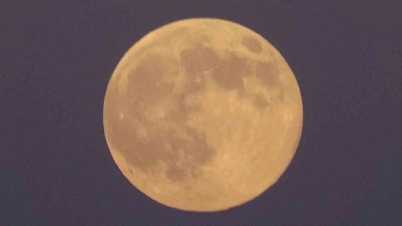 Van semalarında yılın son dolunayı görsel şölen sundu