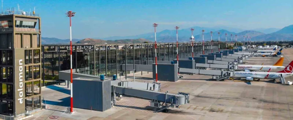Dalaman havalimanı 11 ayda 5 milyon 542 bin yolcuya hizmet verdi