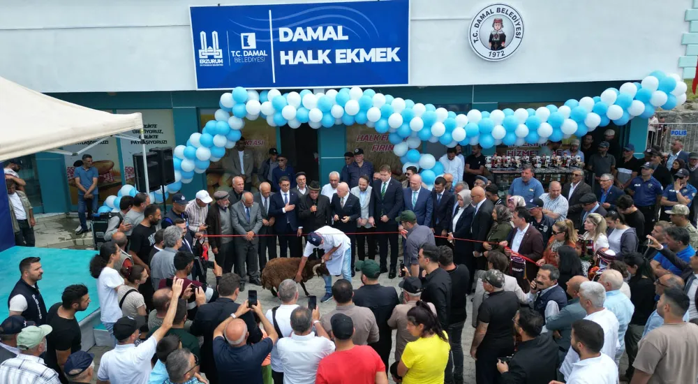 Erzurum Büyükşehir Belediyesi Damal’da Halk Ekmek Fırını Açtı
